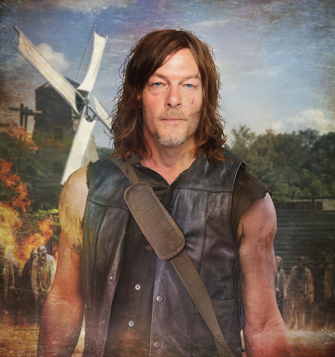 #Day3650 #TWD #SaturDaryl 

   Pic 3,650 #DarylDixon <a href="/wwwbigbaldhead/">norman reedus</a> 

   Of old time ..