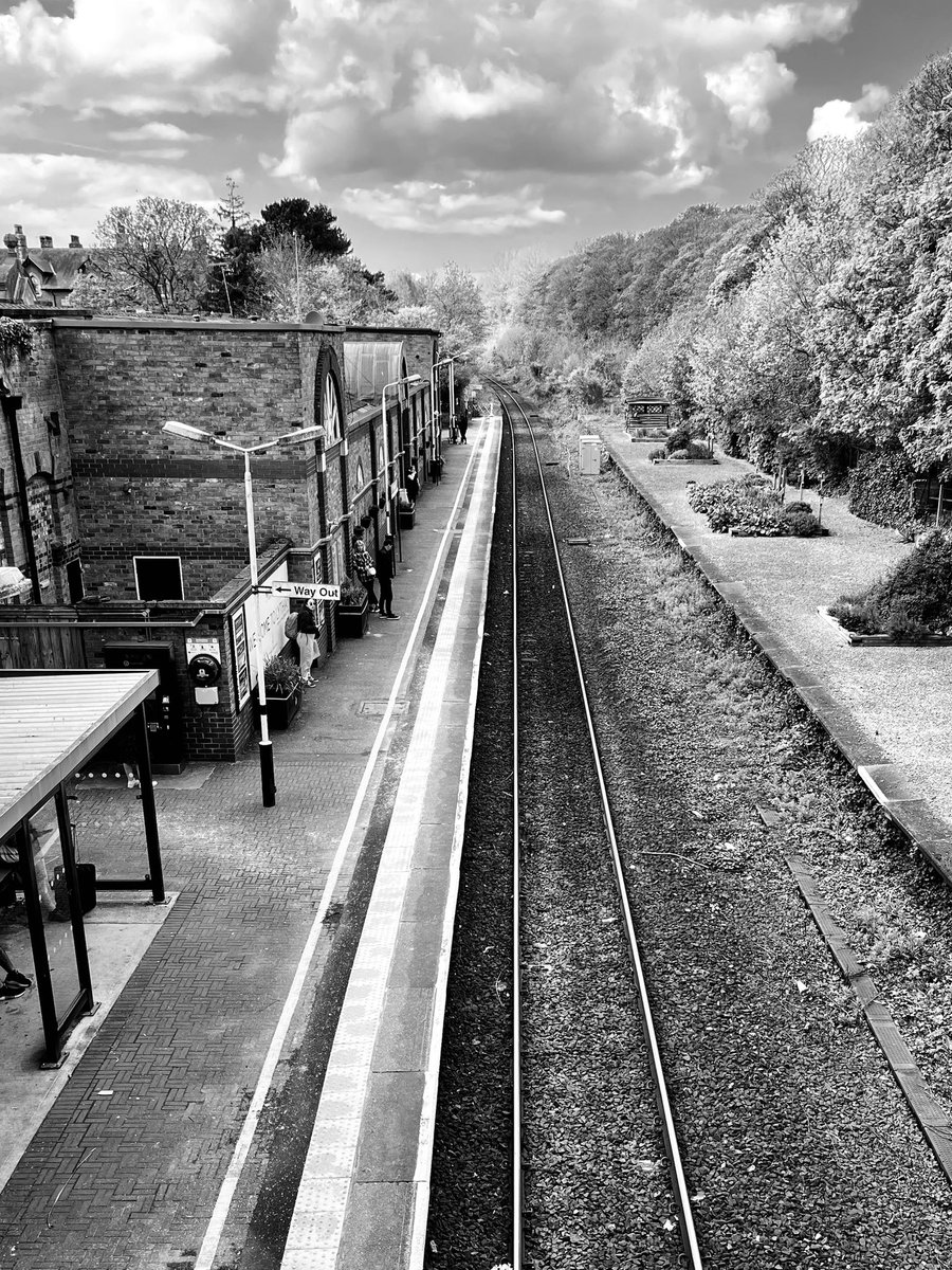 Lytham Station #lythamstannes #england #documentingbritain #blackandwhite #monochrome