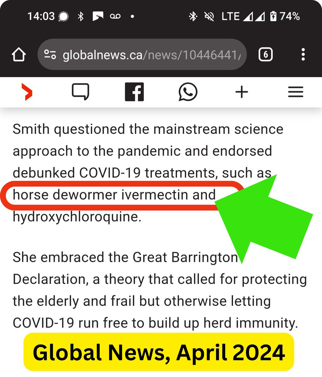 TheWestVsWallSt's tweet image. Global News activist calls NOBEL PRIZE WINNING medicine Ivermectin "horse dewormer"

In 2024. Wall Street pushes Big Pharma at all costs, even human life. Lisa Johnson is the "journalist" and the Shaw Family owns Global. All corrupt.