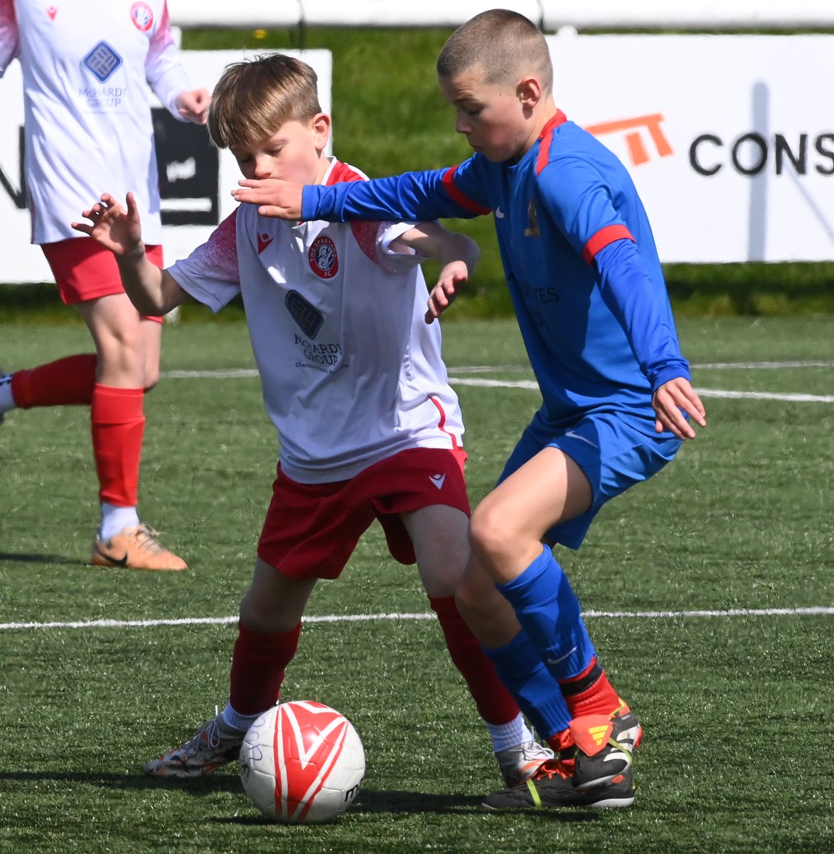 SpartansFC's tweet photo. 📸 Ahead of today's SPFL 2 game, there was a Cross-Border Spartans Challenge Match featuring @spartans_youth 2012s and FC Spartans from Warrington.  

In an enjoyable &amp; competitive clash, it was the visitors who earned the bragging rights with a late winner in a 5-goal thriller. https://t.co/SIKLhdsnBb
