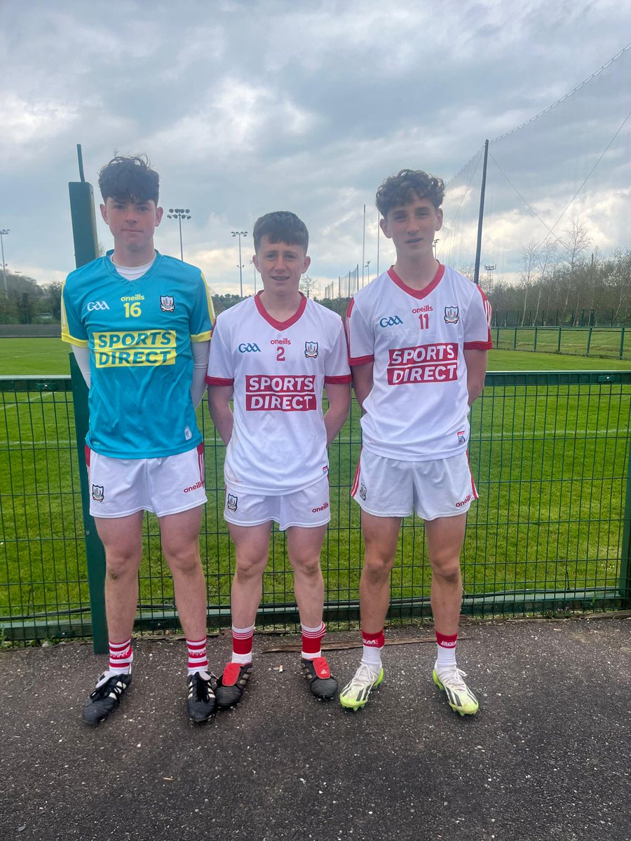 Well done to @CarberyRangers Ciaran Campbell, Sean Cuinnea and Ronan Hayes who played with the @RebelOg_ @OfficialCorkGAA U16 Football Development Squad today V Tipperary. 👏 @CarberyGames @carberygaa