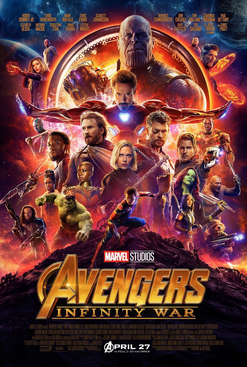 Happy 6th Anniversary to Avengers: Infinity War! 🥳🎉

#Avengers @RobertDowneyJr #ChrisEvans #ScarlettJohansson @TomHolland1996 #BenedictCumberbatch @chadwickboseman #BradleyCooper #JoshBrolin #CharlesWood #TrentOpaloch #JeffreyFord #MatthewSchmidt @SilvestriMusic @Kevfeige