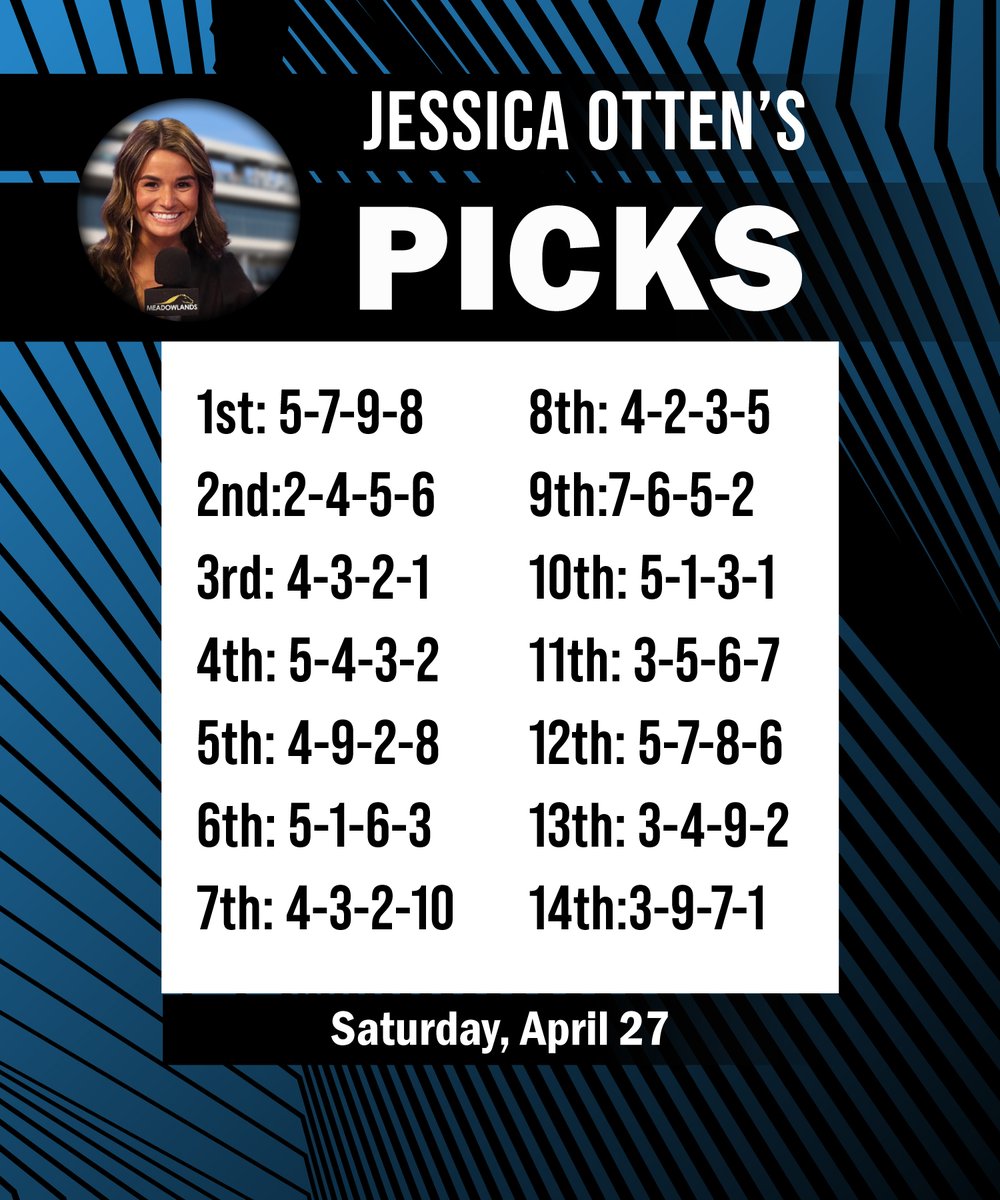 Selections from @JessicaOtten1 for tonight's card‼️ 

#playbigm #harnessracing
program pages: bit.ly/3lsNUTF