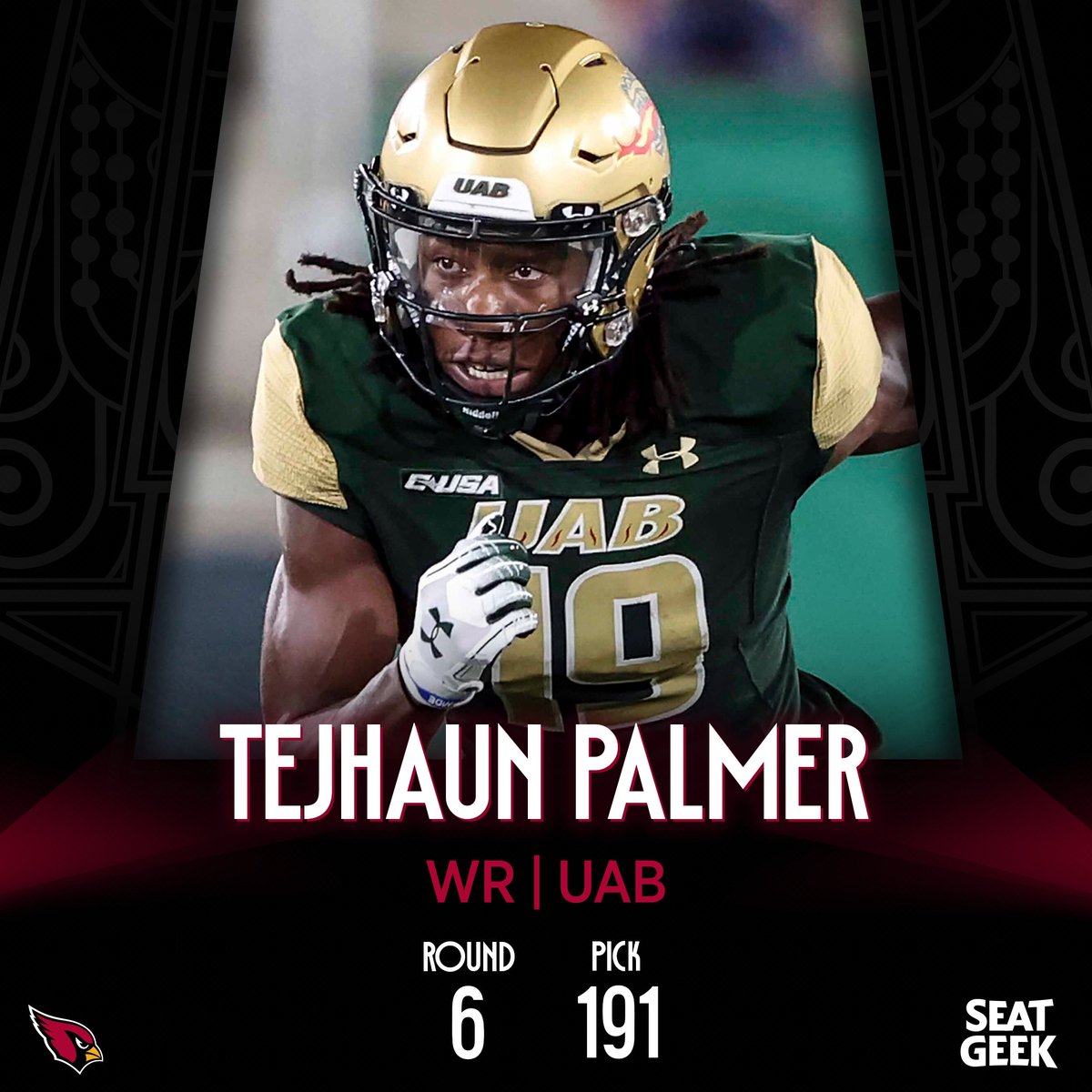 AZCardinals's tweet photo. @TejPalm19 is a Cardinal https://t.co/RZbsWaMTKB