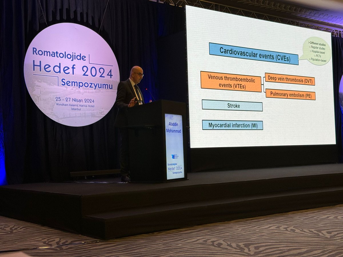 My talk today at The EUVAS Course - Istanbul at the “Target in Rheumatology 2024” (Hedef 2024) Meeting (25-27 April 2024), Istanbul, Türkiye. 'Cardiovascular Co-morbidities in ANCA-associated vasculitis'