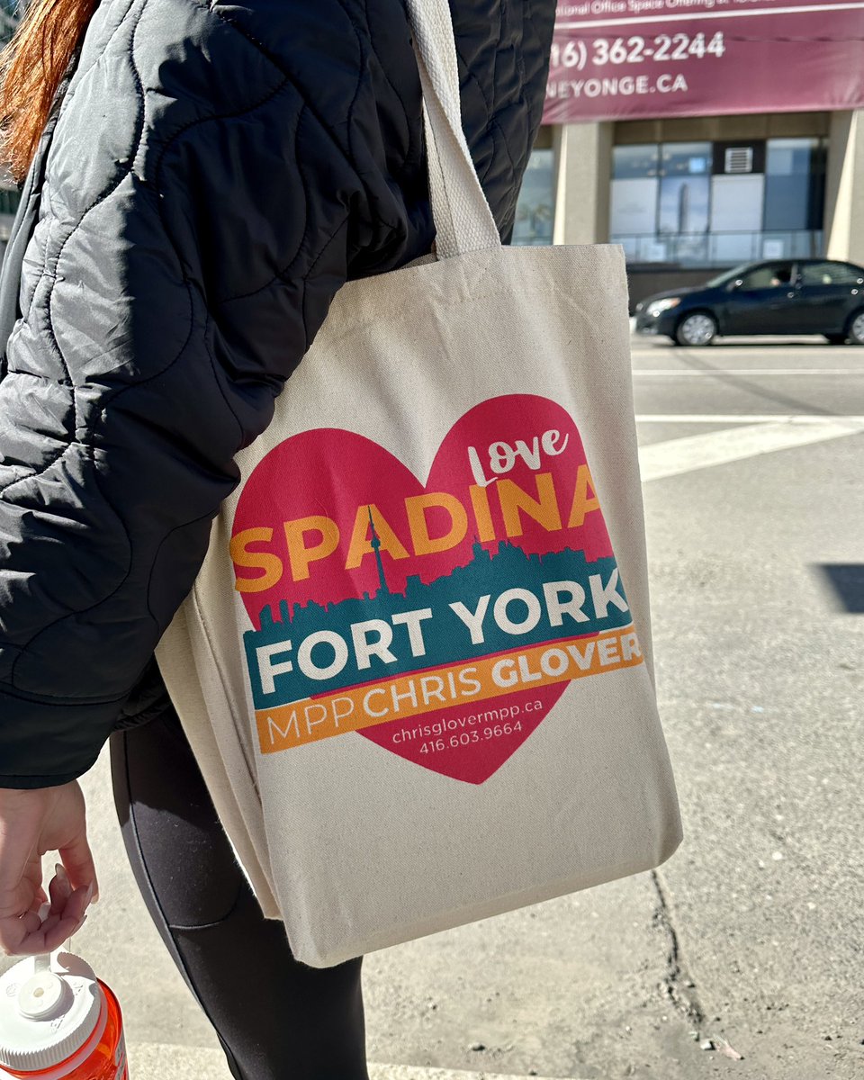 Want a free “Love Spadina—Fort York” tote?

Sign up to volunteer with us at volunteer.ontariondp.ca/SPY/signup/!

#ONpoli #SpaFY