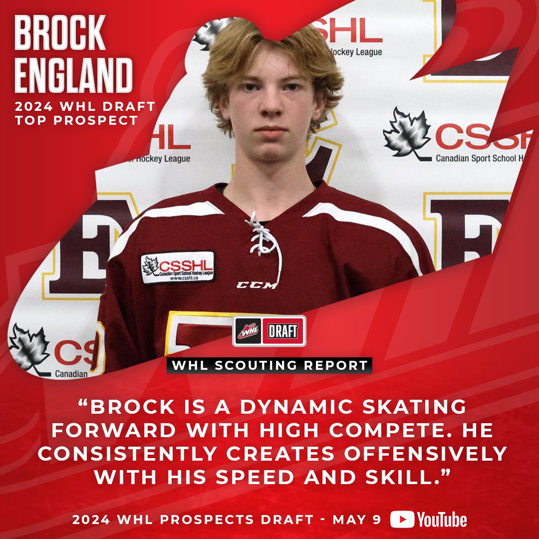 Brock England capped off a successful #WHLDraft eligible season, being named to the CSSHL U15 Prairie First All-Star Team and getting called up to contribute to Edge’s U18 Prep Western Championship run. @edgeschool | @CSSHL