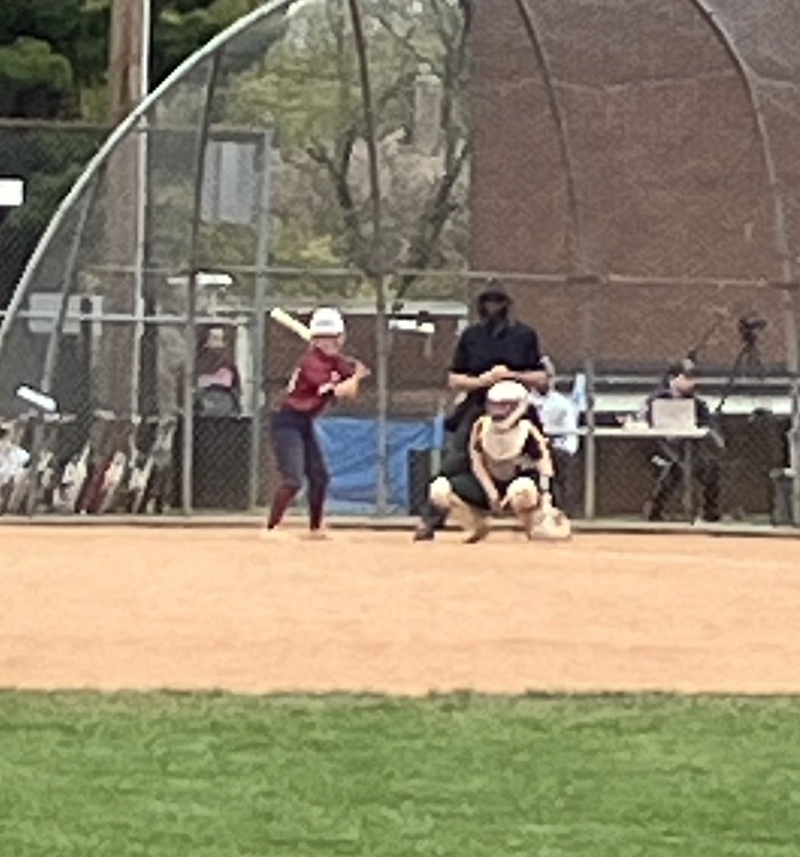 Great time watching Class of 2020 Kristen Tigar out on the field this afternoon crushing it and doing what she loves! She was on base,making plays all over the outfield and cheering on her teammates on all day! So proud of you,great job!#AlwaysARocket #HazletProud 🚀🥎👊🏻