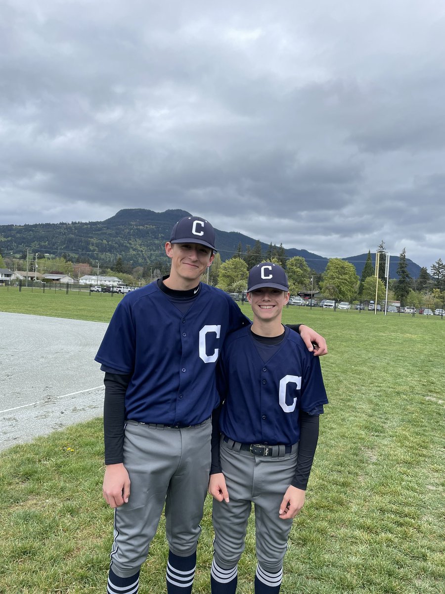 🚨Bantam AAA’s Declan Humphries and Brock Palmer combine for 15 batter no hitter in 5 innings in Cowichan!🚨Humphries 38 pitches and Palmer closed the door with 9!💥