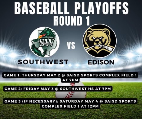 Come out and support your Edison Bears as they battle the dragons in the 1st round⚾️🧢