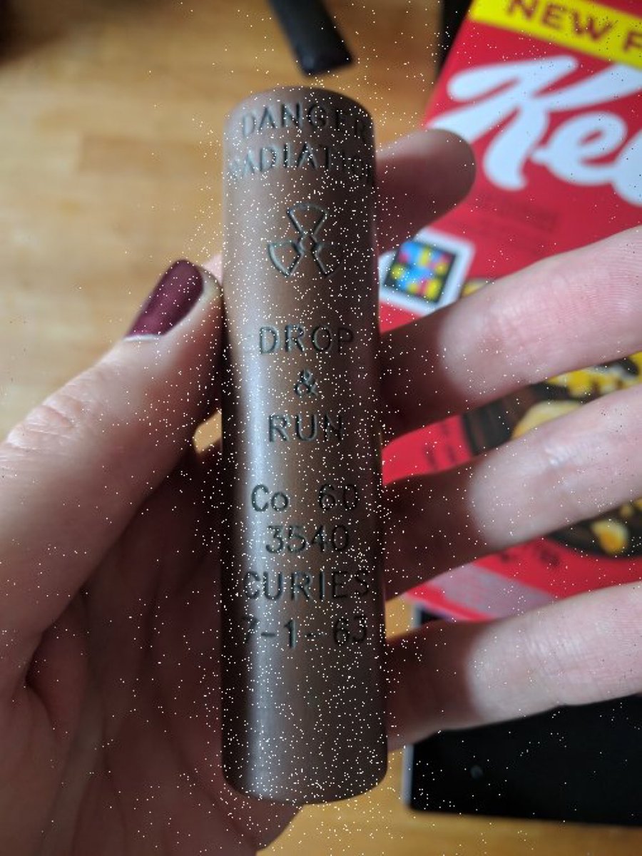 My wife found this old cocoa butter stick in a cool metal(?) container—is it worth anything? Sorry for the image qualify this must be a bad connection