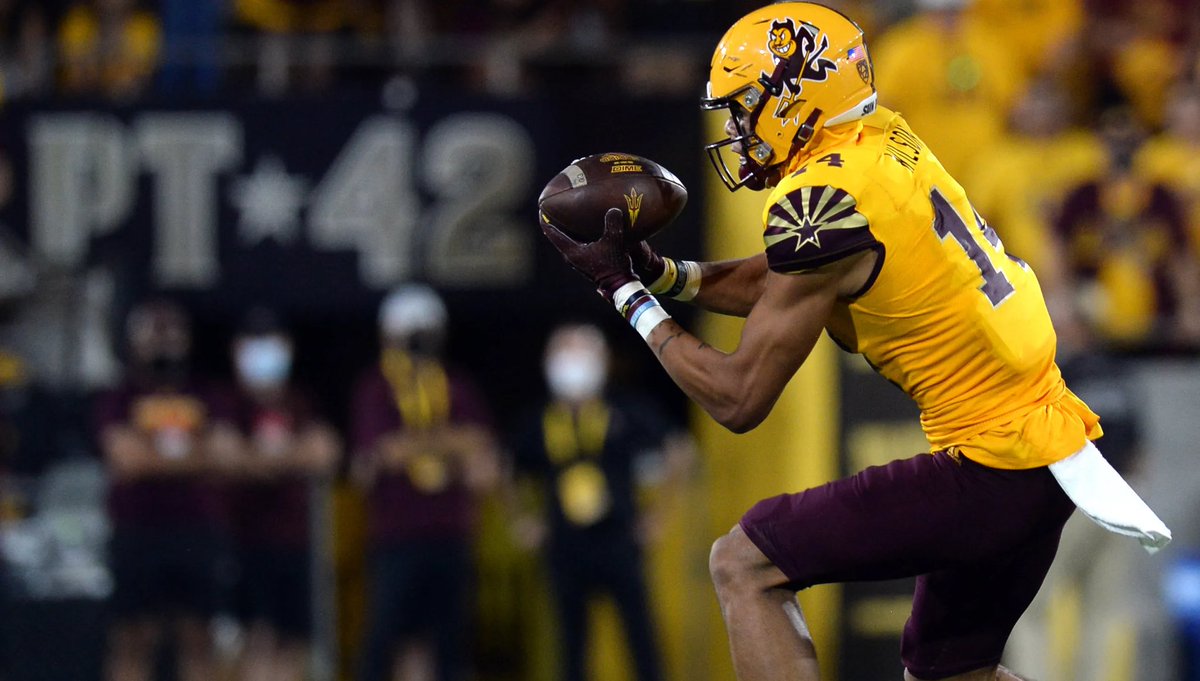 Former Arizona State wide receiver Johnny Wilson has been drafted No. 185 overall by the Philadelphia Eagles.