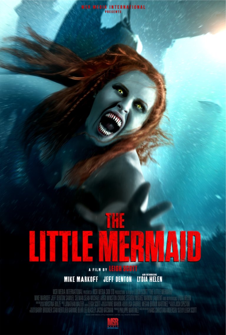 The Little Mermaid poster. #TheHorrorReturns #TheHorrorReturnsPodcast #THRPodcastNetwork #Horror #HorrorMovies #HorrorFilms #HorrorTelevision #HorrorSeries #HorrorPodcast #HorrorFamily #MutantFam #TheLittleMermaid #LeighScott #GrindstoneEntertainmentGroup