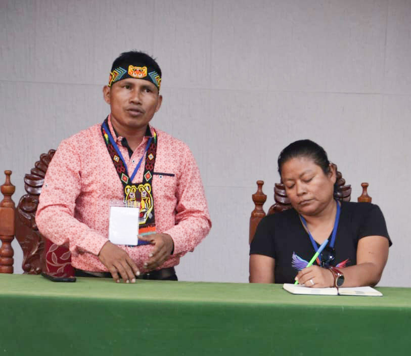 4cuencas's tweet photo. 📌 La Plataforma #PUINAMUDT se hace presente en el #PreFospaPerú2024 con la participación del apu Robinson Sandi, presidente de la federación #OPIKAFPE - Organización del Pueblo Indígena Kichwa Amazónico de la Frontera Perú-Ecuador. https://t.co/ce6ki2lyh6