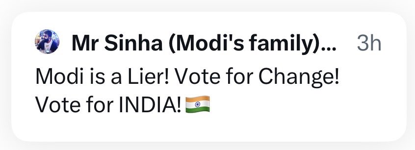2nd Phase Exit Poll is out 😁. Look at the what the most influential Gobar Sanghi “Minnity” has to say for Saheb🤭
#ModiTohGayo 
#मोदी_चंदा_चोर_है 💰
#IndiaAllaince