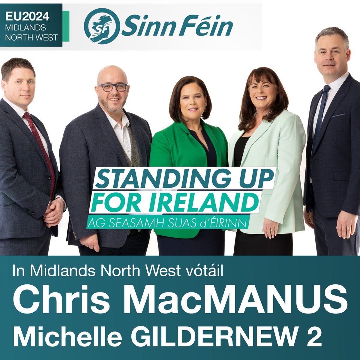 🇮🇪🗳️🇪🇺✅Change starts with the European elections. If you want change, you have to vote for it in the European elections, in the local elections & in the General Election when it comes. A vote for Sinn Féin is a vote for strong representation. A vote to stand up for Ireland. 🇮🇪