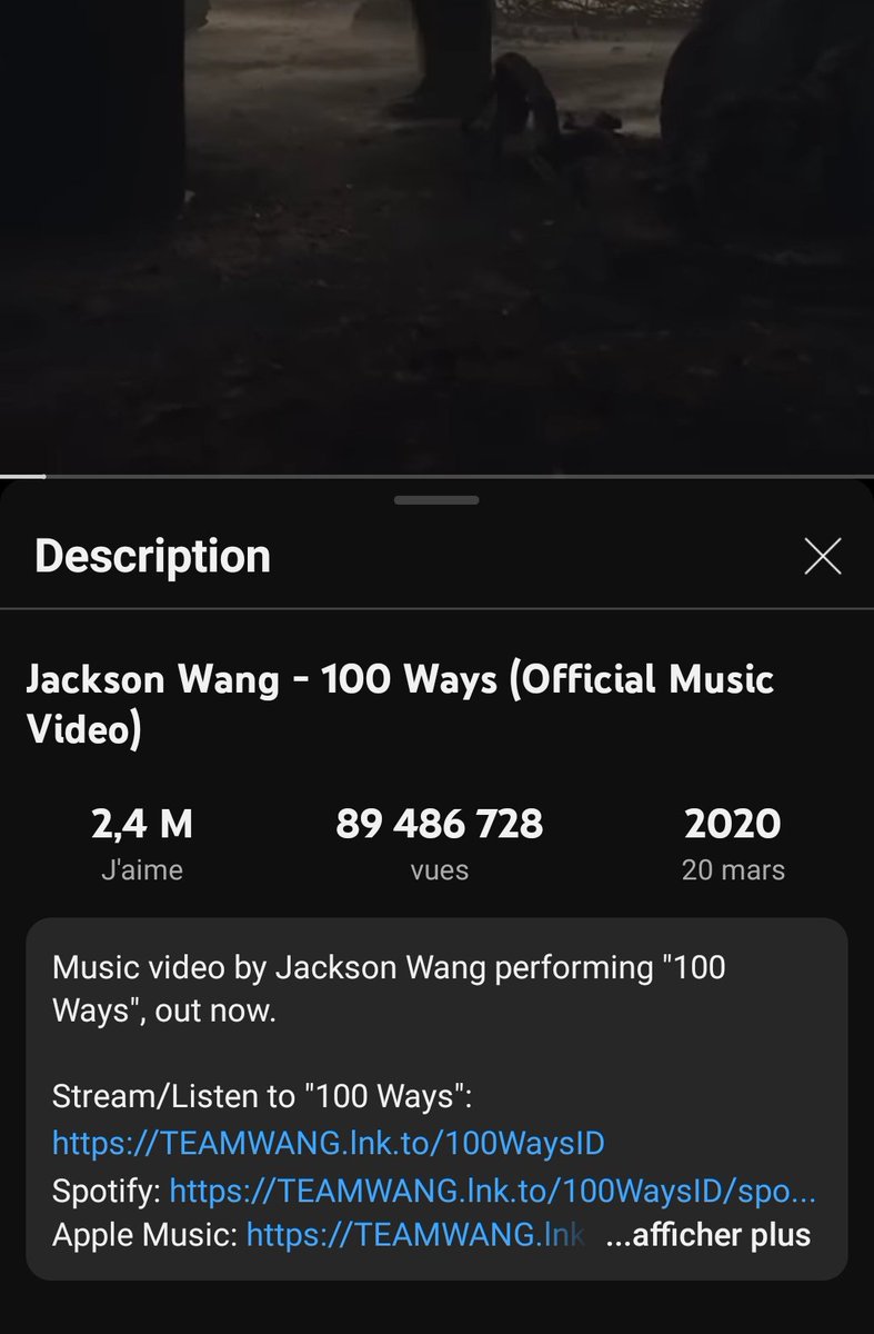 The views are moving who still streaming to reach our goals 💪 Goat gain 2M 100 Ways gain 300k #JacksonWangxNumber_i