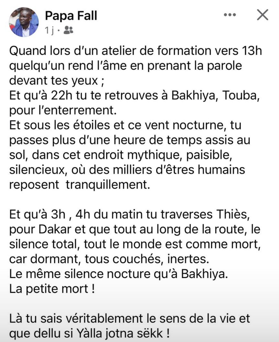 Thiey adouna aka yémé sakh Nako sunu borom yeureum xaréko aldiana firdawsi🙏🏾