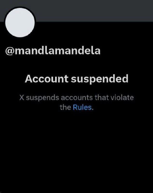 آزادی بیان آمریکایی
‌
توییتر حساب کاربری نوه‌ی نلسون ماندلا را تعلیق کرده، چون او در حال حرکت با ناوگان کمک‌رسانیِ آزادی به سوی غزه است.

#StudentsForGaza
#freespeech