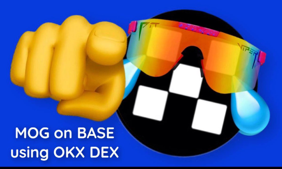 Cousins, This week: Trade Mog on Base with OKX DEX to earn rewards 🫵😹
