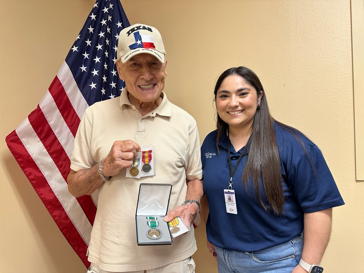 Today, we recognize Robert, a Vietnam veteran who served honorably in the U.S. Navy & U.S. Marine Corps. With assistance from my team, he was finally awarded five service medals 50 years after his homecoming. Robert, thank you for your service!