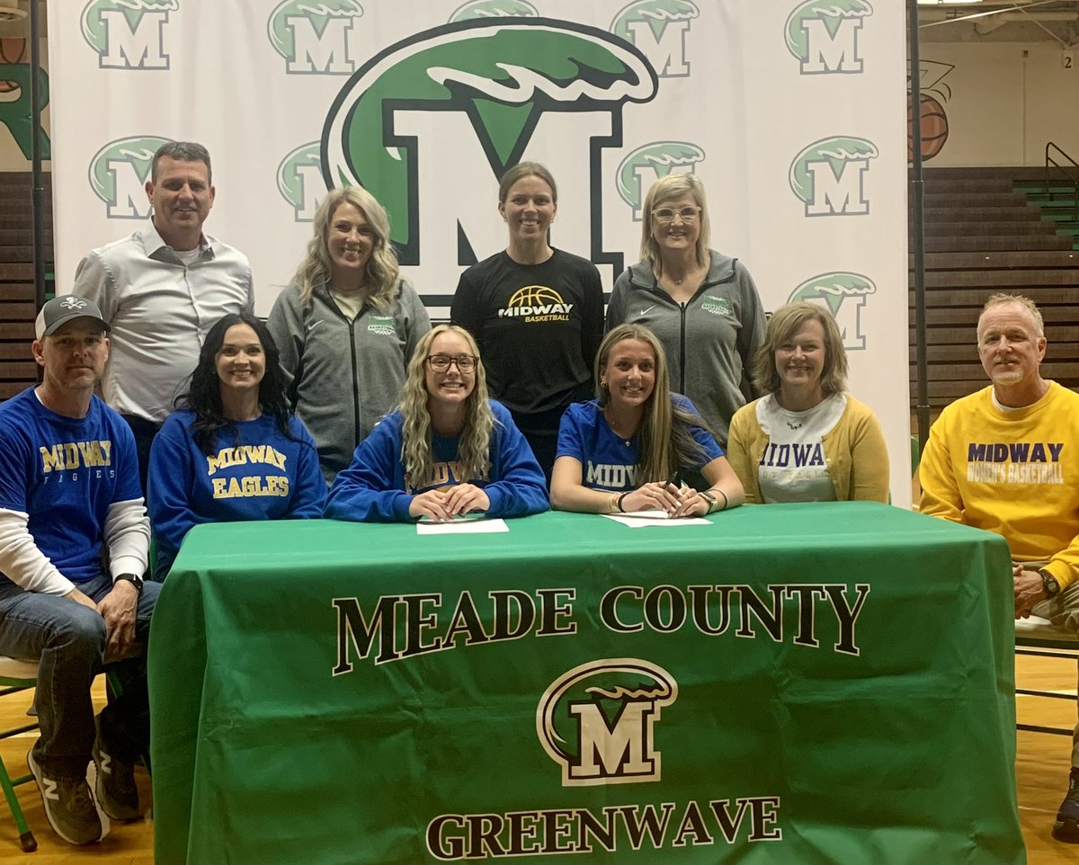 LadyWavesBasketball (@ladywaves_bball) on Twitter photo Such a great day celebrating <a href="/Annabelle_Babb/">Annabelle Babb</a> and <a href="/PaigeMedley24/">Paige Medley</a> ! They signed with Midway University. Lady Waves are taking their skill to the next level. So proud of you - #legacyleaders Such a great day celebrating <a href="/Annabelle_Babb/">Annabelle Babb</a> and <a href="/PaigeMedley24/">Paige Medley</a> ! They signed with Midway University. Lady Waves are taking their skill to the next level. So proud of you - #legacyleaders