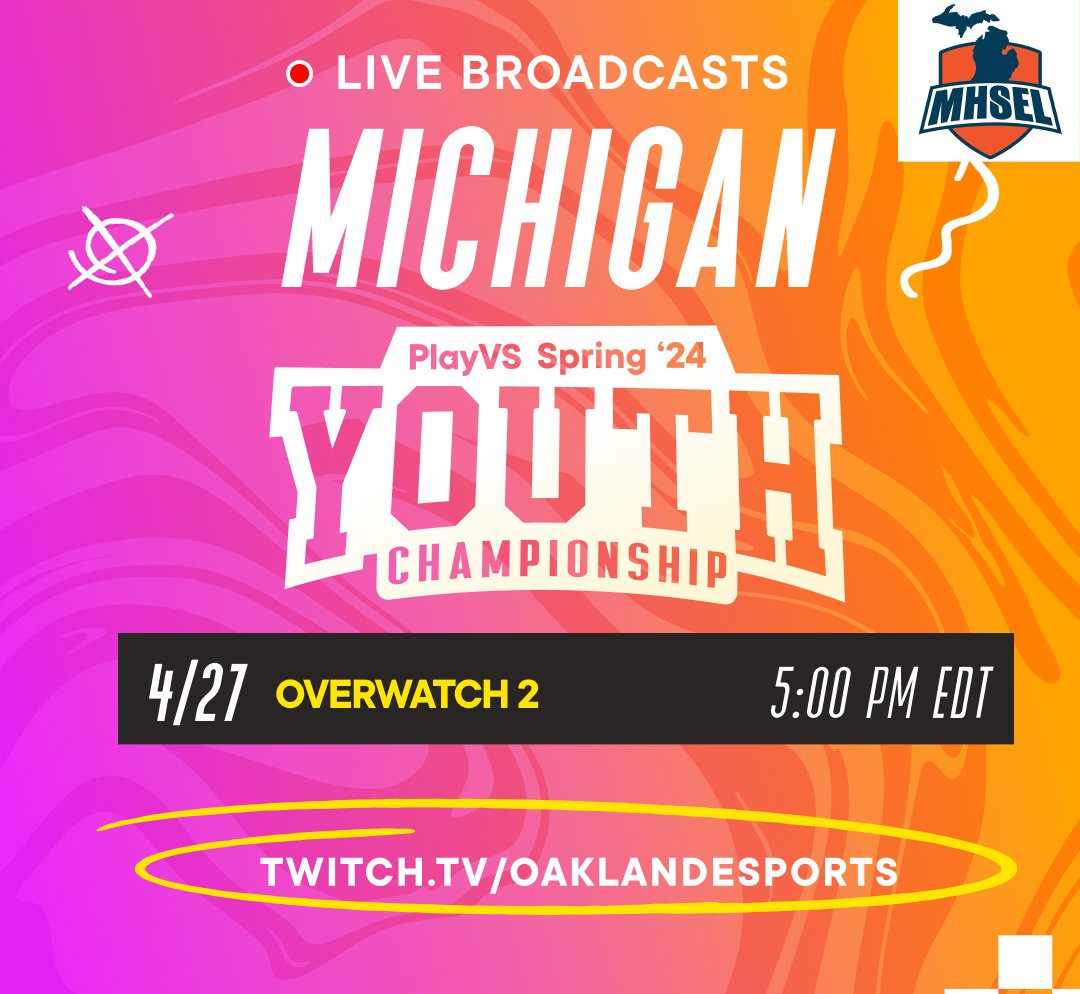 MICHIGAN, the wait is finally over @MASSP_esports Here's the first Overwatch 2 Broadcast with the best of state competing for it ALL twitch.tv/oaklandesports