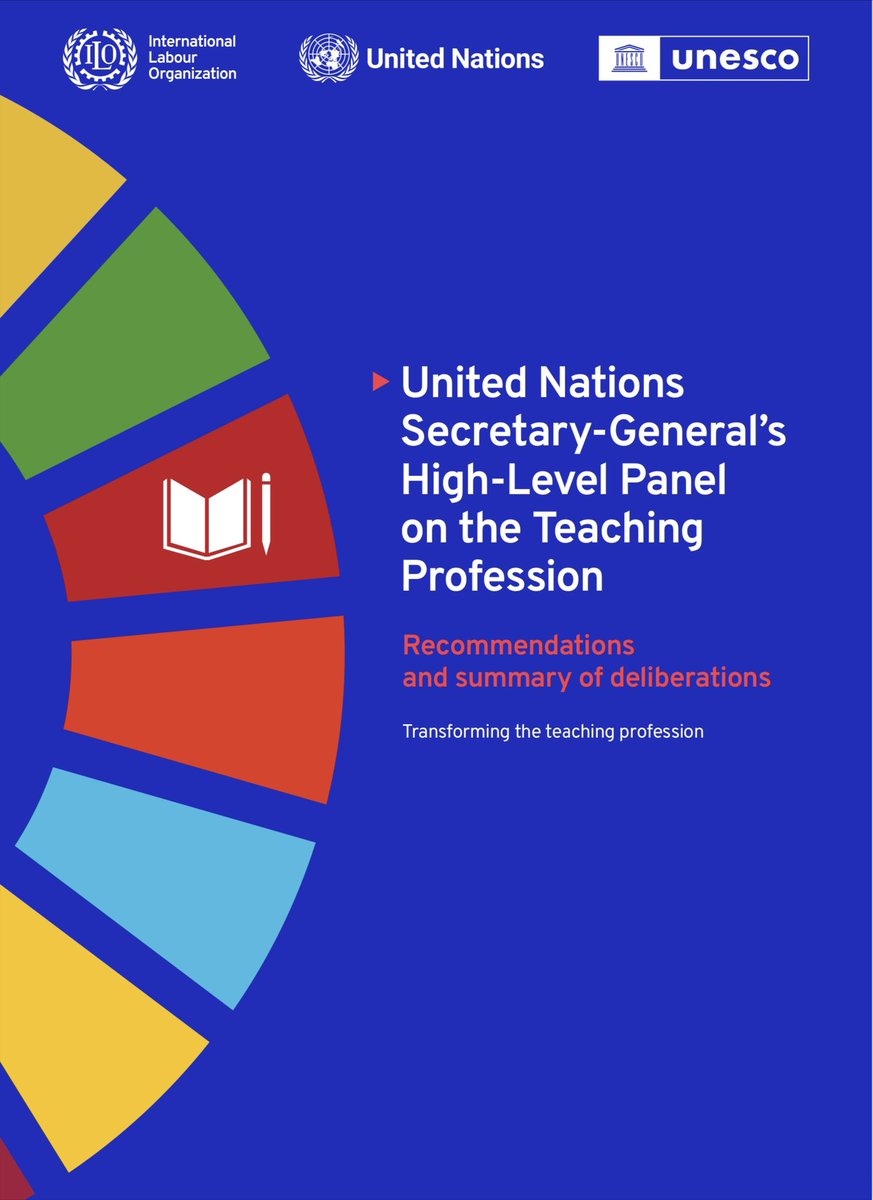 The causes, and therefore solutions, are spelled out in this @UN @UNESCO @ilo report 

ilo.org/media/515726/d…

In short, to tackle the #globalteachershortage governments must invest in teachers and, by definition, in public education. 

#GoPublic #FundEducation