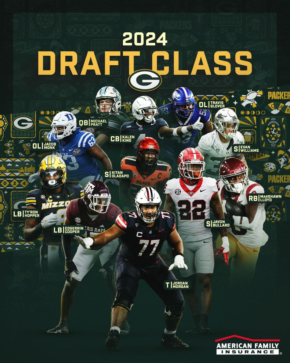 The work is just getting started. @amfam | #PackersDraft
