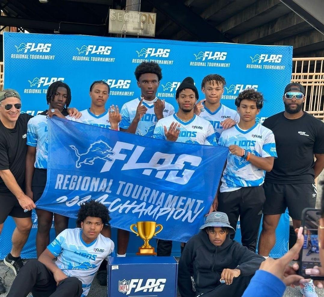 A team of Macomb, Oakland, and Washtenaw County players won the NFL Regional Flag Football tournament today at Wayne State. They are competing in nationals at the Pro Football Hall of Fame in July, 2024.