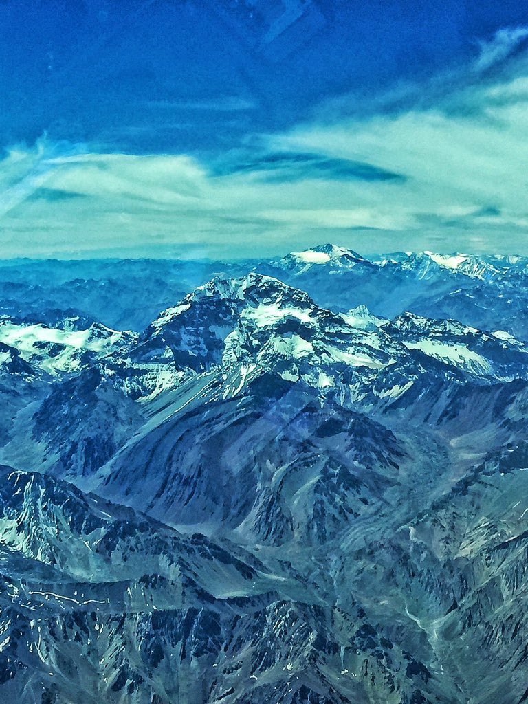 Allow me to introduce you to Mount #Aconcagua. That is the tallest mountain in both the southern AND the western hemispheres! When in the UMKAL arrival, you fly very close to that majestic spot. That picture was taken by me by the way….about a decade ago while approaching…