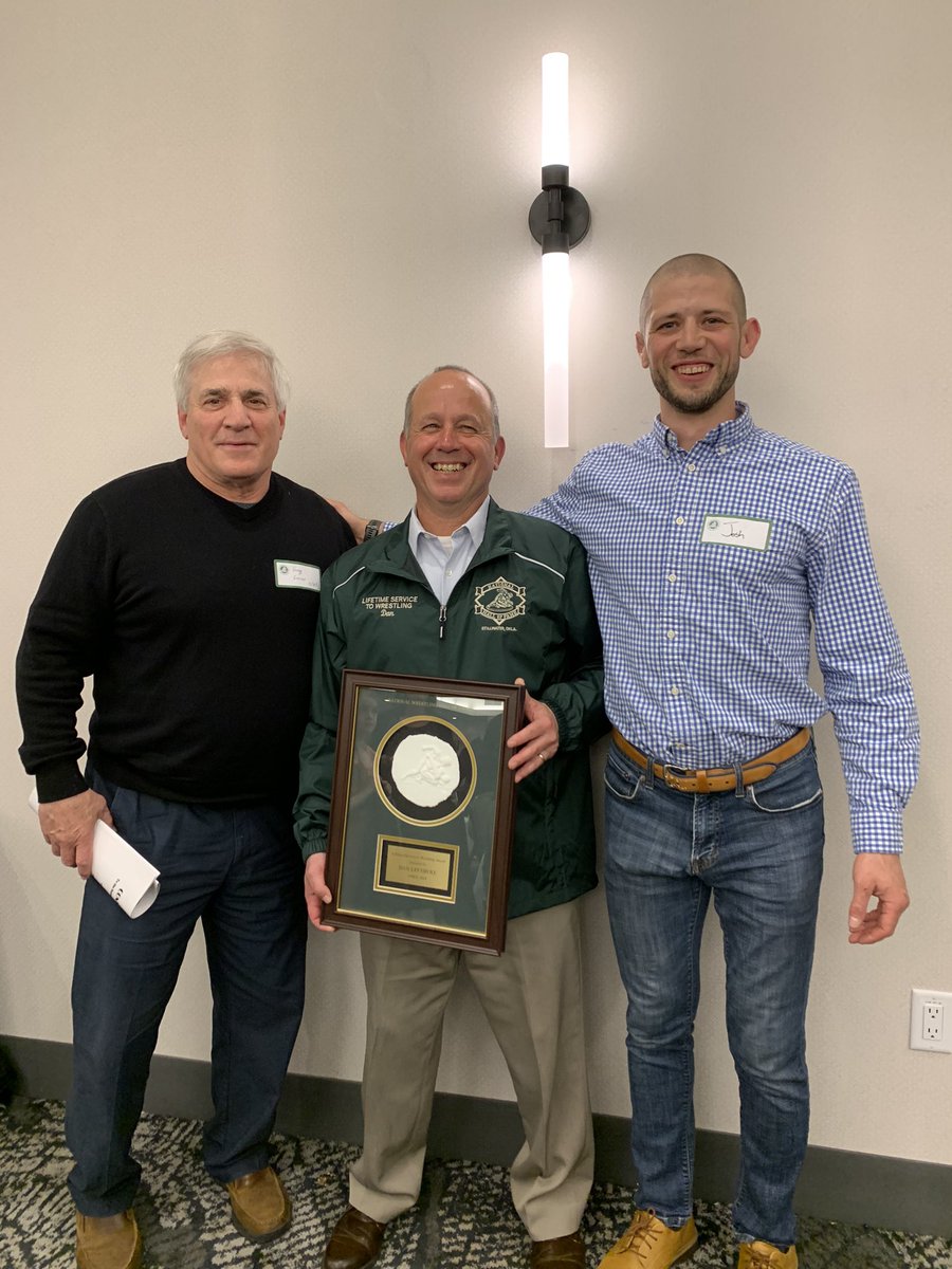 great evening celebrating Coach Lefebvre’s induction into the National Wrestling Hall of Fame-MN Chapter! Congratulations to Coach Lefebvre and the other inductees!