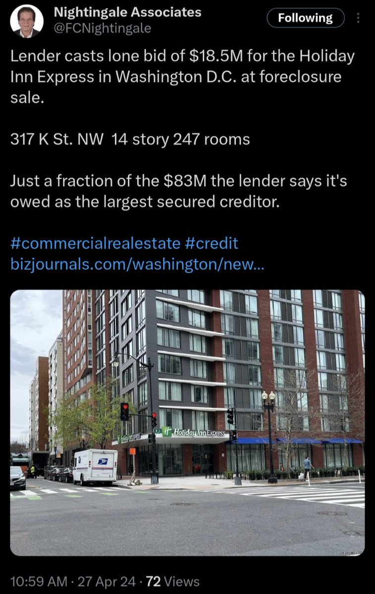 #recession ... #GFC2 US #CRE edition

#commercialproperty #CMBS 📉 🥶