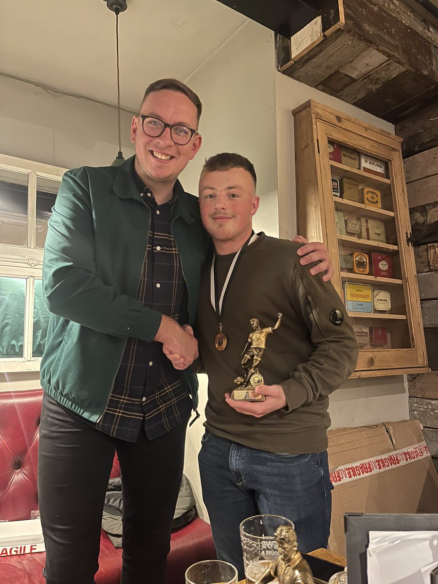 Salhouse presentation evening 2024! Players player of the year goes too Luke Giles for being a rock in midfield and filling in at rwb! Managers player goes too <a href="/ncfcmaxparso/">MPW</a> after a solid season providing plenty of goals and assists! Onto next season now! 🏆🍻