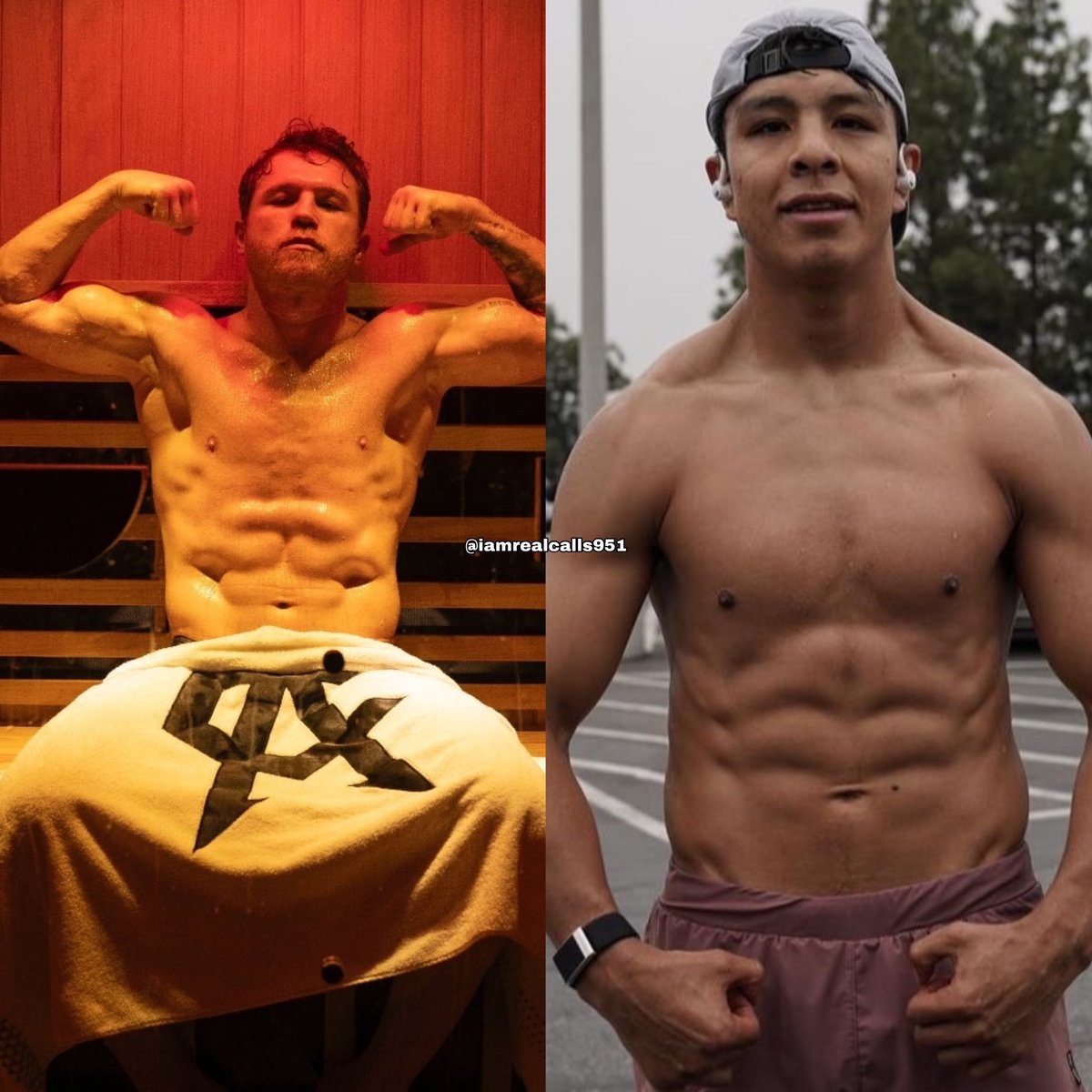 Canelo & Jaime Munguia are both ripped ahead of next weekends mega fight. #CaneloMunguia