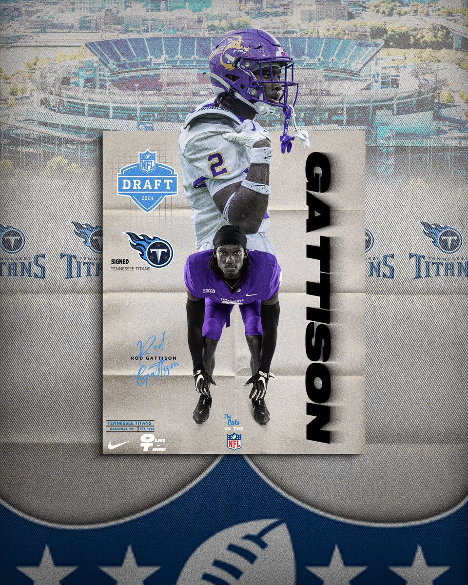 𝐆𝐚𝐭𝐭𝐌𝐚𝐧! Rod Gattison has signed with the Tennessee Titans! @GattMan_2 #ProCats » #LOTE
