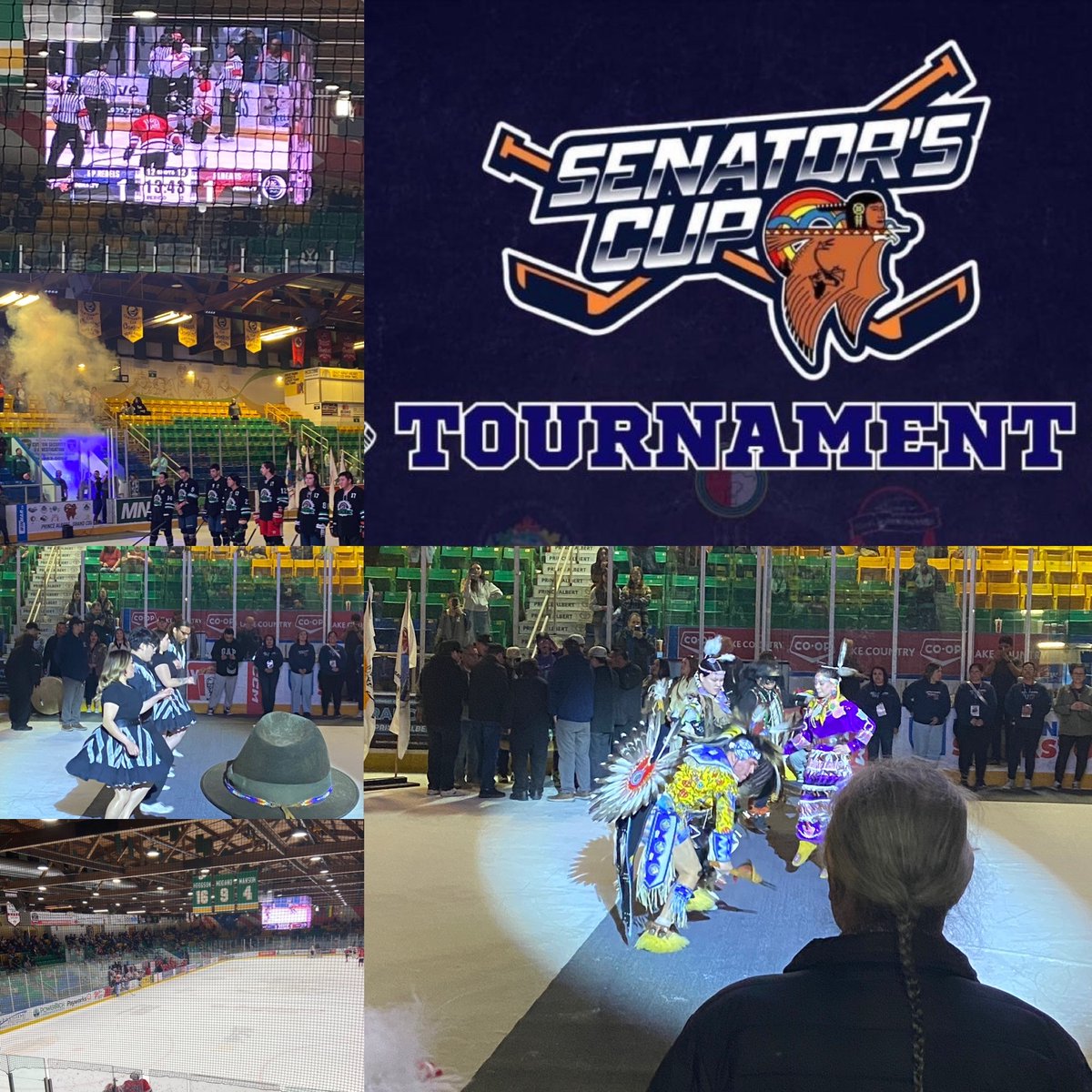 An exceptional display of Indigenous spirit, talent, & determination. Glad to be part of the opening ceremonies at the 2024 Senators Cup! There's just something about a hockey rink that brings people together. A special thanks to the PAGC for the invitation to participate..