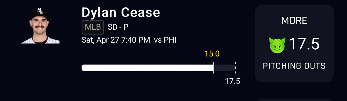 I’m a man of my word, if Cease doesn’t come back in the 6th inning & cash it I’m coming through with the $100x5 giveaway💯