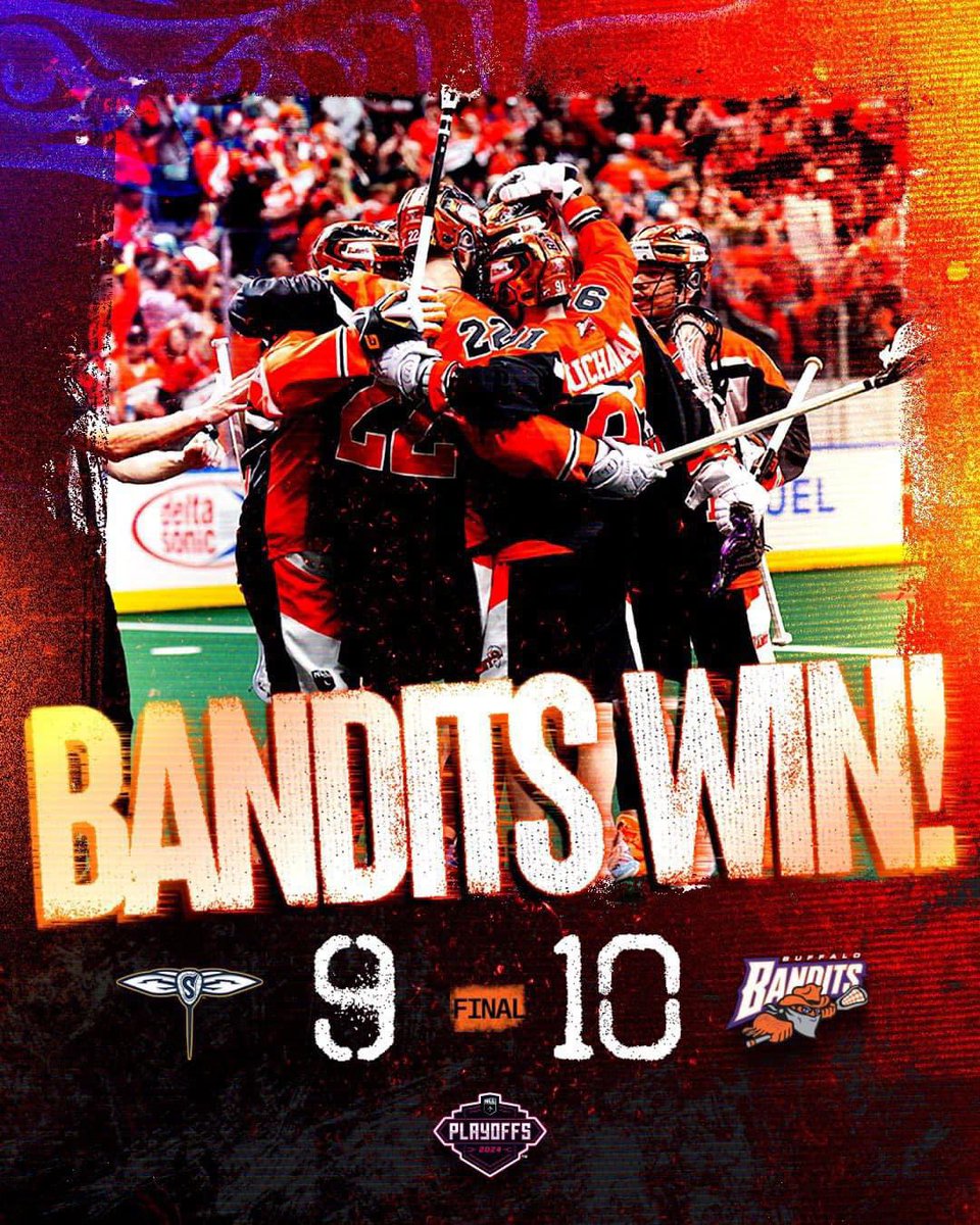 LFG 🔥 
🧡🖤🧡🖤🙌🏻
Big W 🦝🥍 

#LetsGoBandits