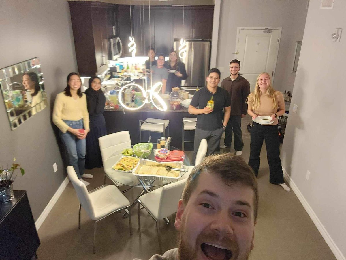 Queen's MD/PhD (@queensmdphd) on Twitter photo Our amazing group of trainees trainees enjoying their “Around the World” potluck social—each person was randomly assigned a country and learned a regional recipe for food and drink. 🧑🍳 A group of many talents! #MDPhD <a href="/QueensUHealth/">Queen's Health Sciences</a> Our amazing group of trainees trainees enjoying their “Around the World” potluck social—each person was randomly assigned a country and learned a regional recipe for food and drink. 🧑🍳 A group of many talents! #MDPhD <a href="/QueensUHealth/">Queen's Health Sciences</a>