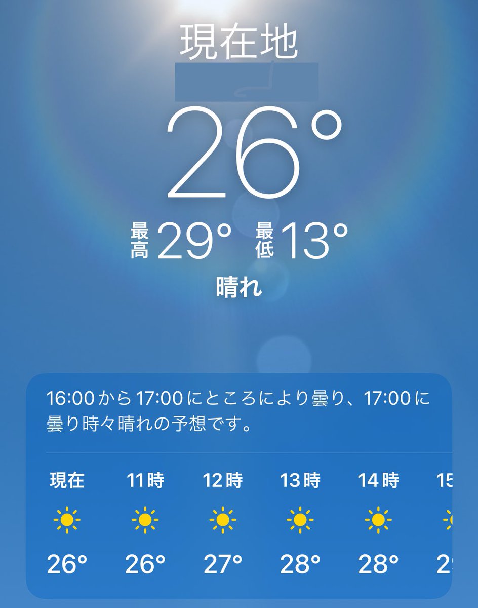 今の気温もおかしいし最高気温29℃ってもう夏じゃん