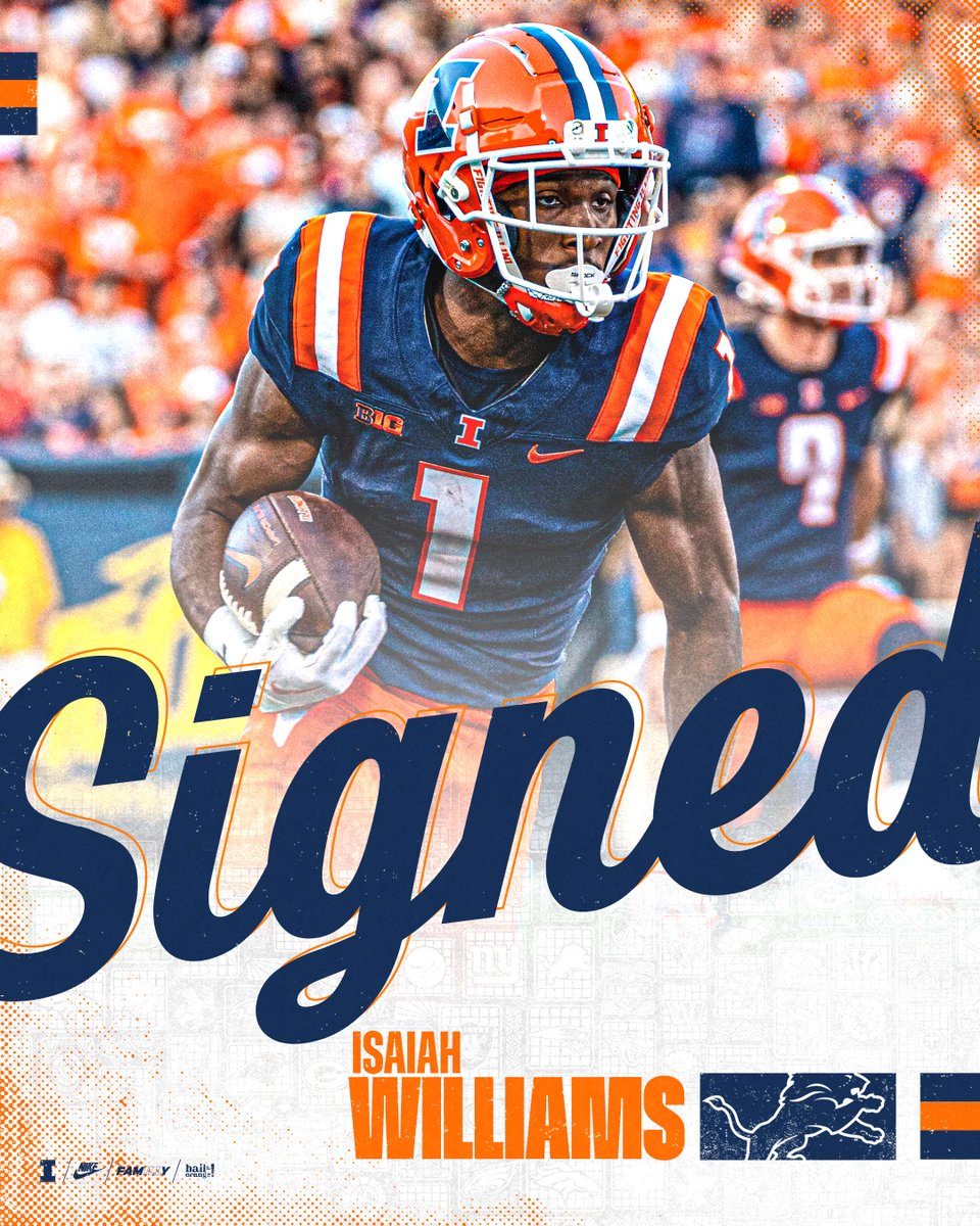 Signed: @i_williams11 → @Lions #Illini // #HTTO // #famILLy