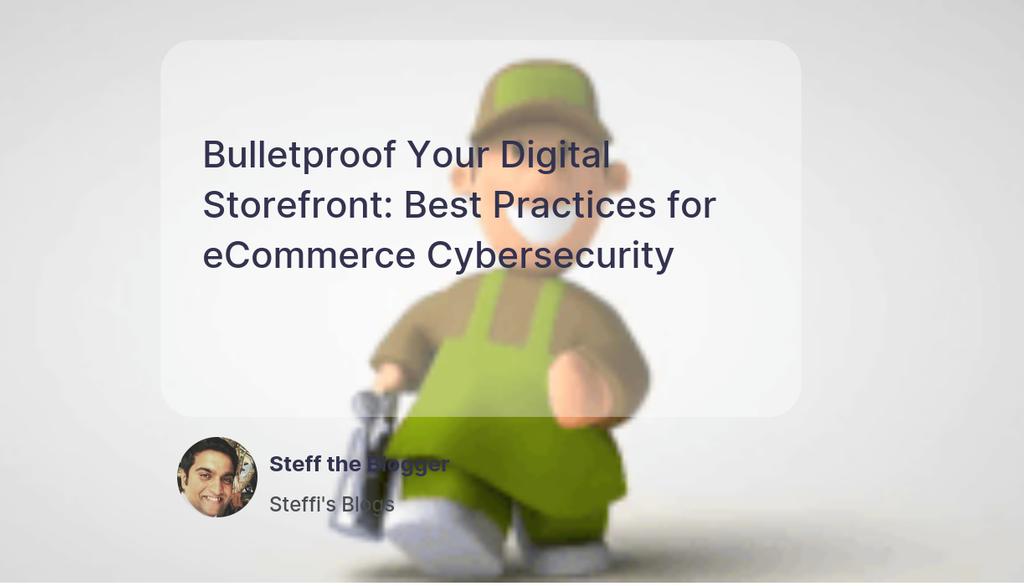 While implementing robust cybersecurity measures is vital, it is equally important to educate your employees and customers to actively participate in protecting your digital storefront.

Read more 👉 bit.ly/497SUjN

#steffisblogs #OnlineStore #CyberThreats