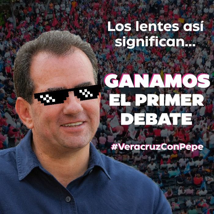 #PepeGobernador 
#VeracruzConPepe 
#GanamosElDebate