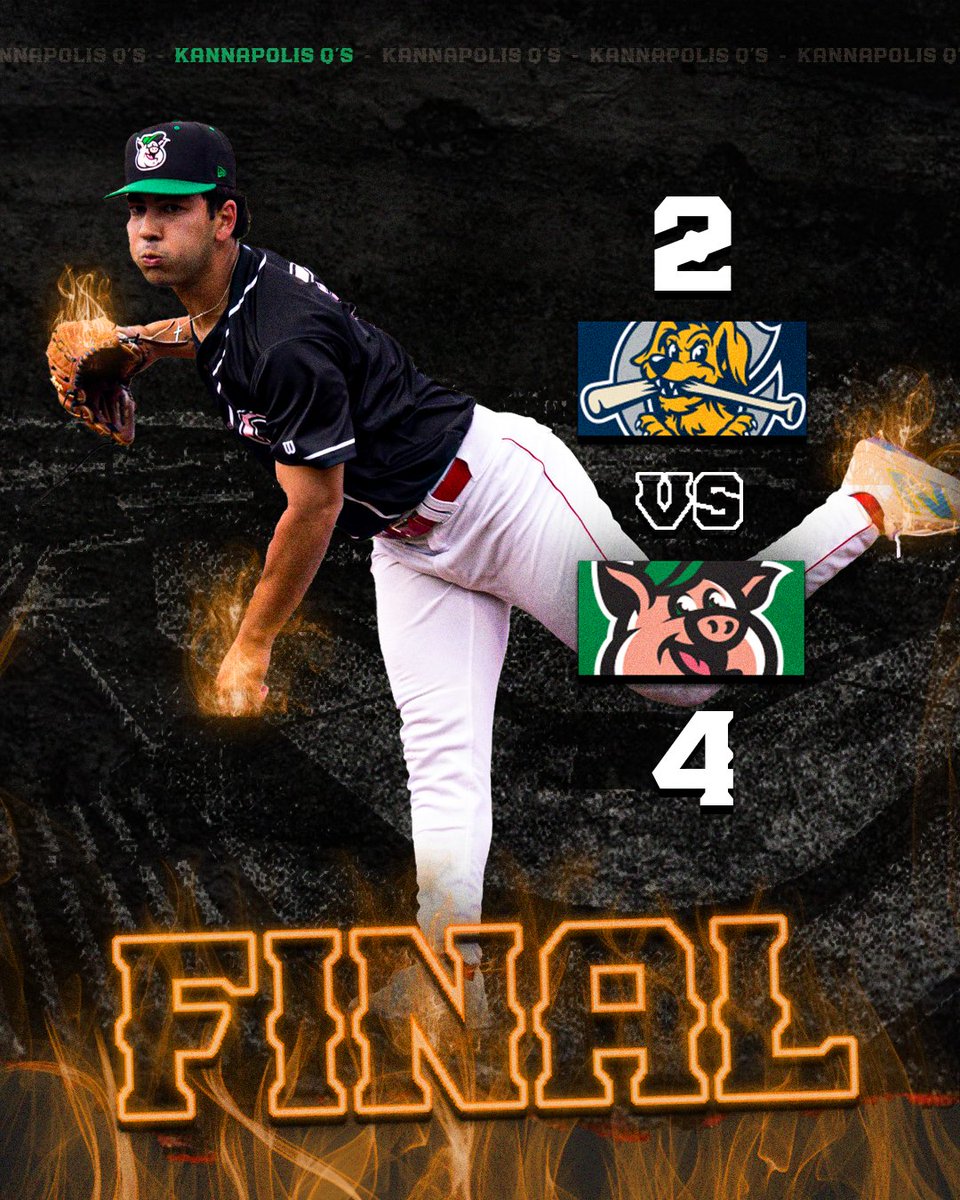 Your Kannapolis Q's absolutely GRILLED up those Dogs! That's a series victory, and we've still got one game left! We'll see you back here tomorrow, at 1:30 pm, for our Construction Day presented by Wayne Brothers! #HaveABlast