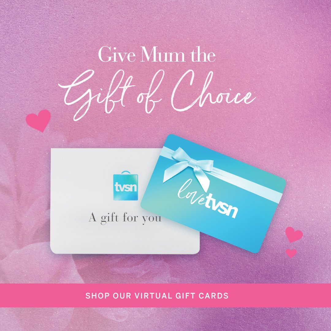 Shop our virtual Gift Cards 💕 Treat Mum to a fabulous shopping experience with her favourite brands, from jewellery and beauty to fashion, kitchen, skincare, and more - all from the comfort of home!

Shop now and give mum the gift of choice: l8r.it/Z7X0