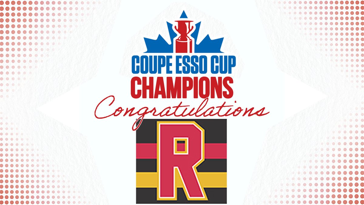 Congratulations to the @reginarebels for winning the #EssoCup tonight!