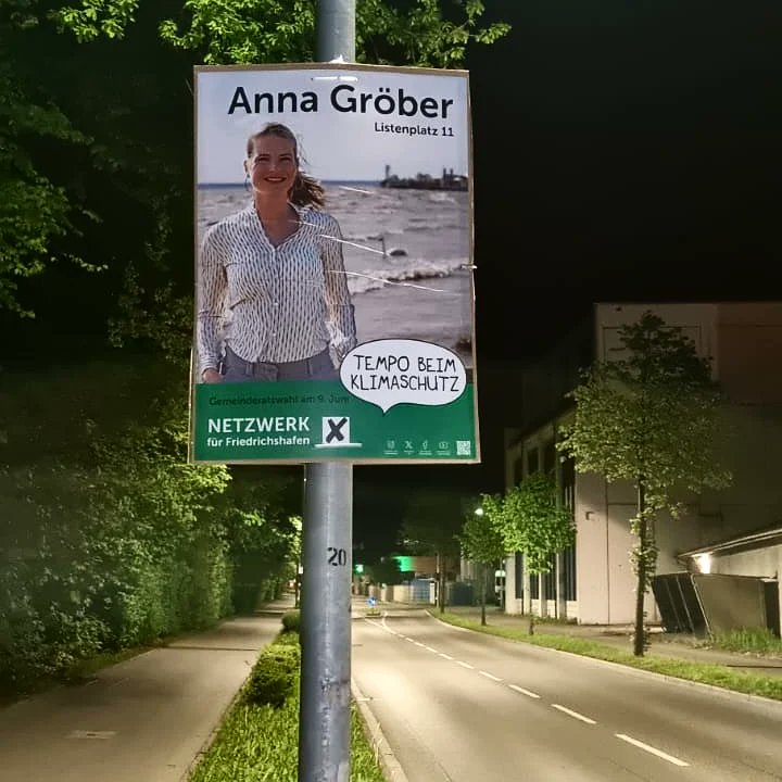 Heute Morgen ging es los. Unsere Wahlplakate wurden aufgegangen. Der Countdown für die #Kommunalwahl 2024 in #Friedrichshafen ist eröffnet. Wählt #frischerwindimhafen . Wählt #dasnetzwerk , damit #FN lebenswerter wird. Am 09.06. das Kreuz beim #Netzwerkfn