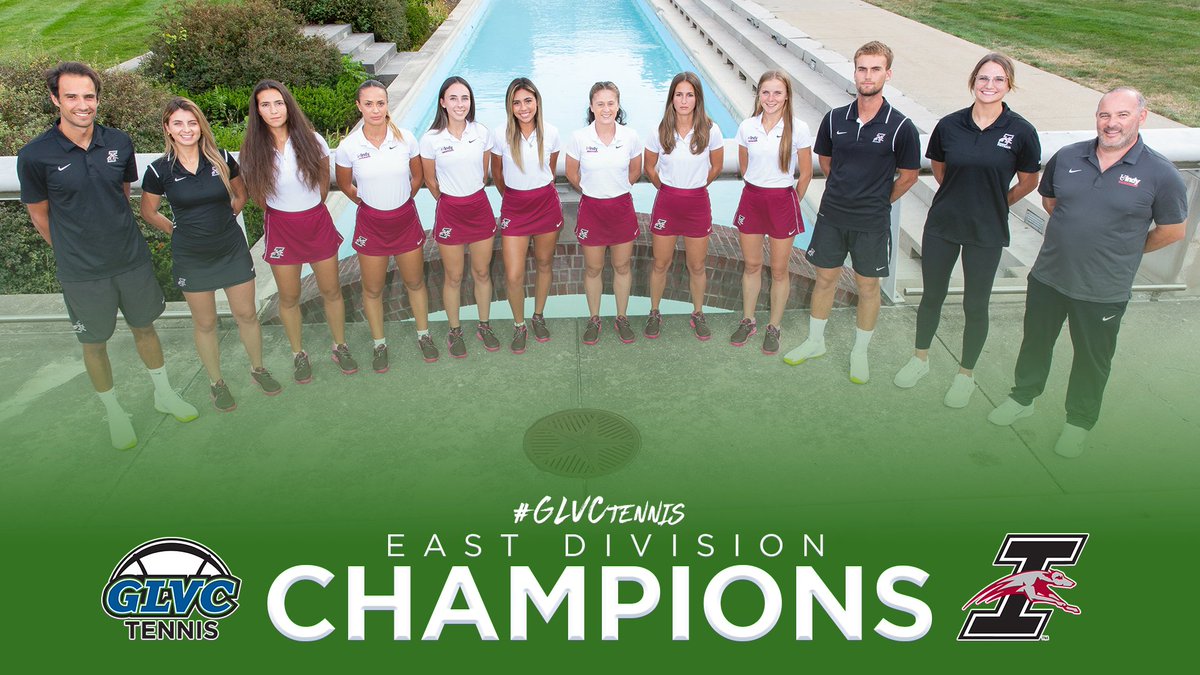 🎾 EAST DIVISION CHAMPS 🚨 #GLVCtennis East Division crown goes to @UIndyAthletics following its 4-0 sweep over Maryville!