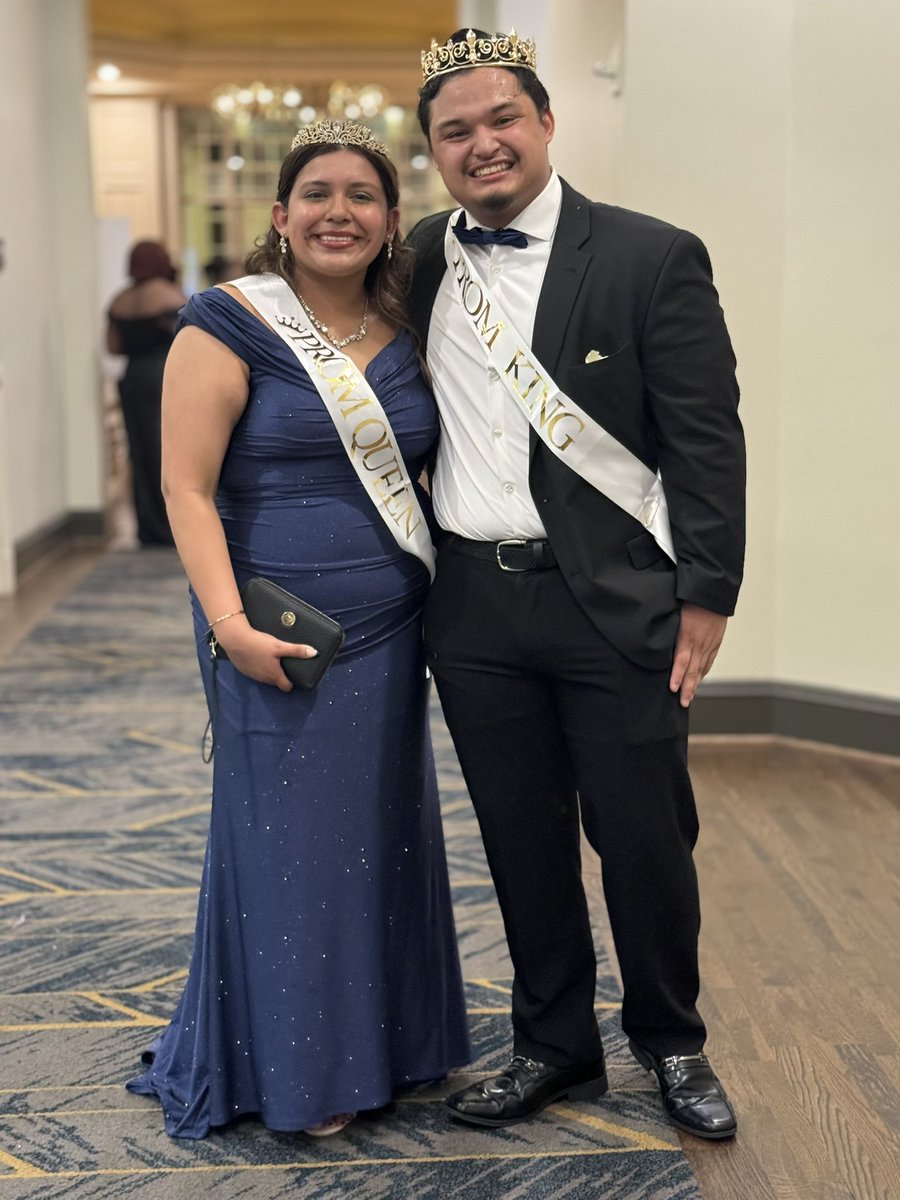 Your 2024 Prom King and Queen: Nicholas Garza and Kiara Sipan Congratulations!!!